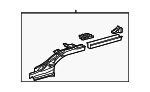 5760206250 - Body: Rear Rail for Lexus: ES350 Image
