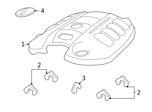 Engine Appearance Cover for 2009 Pontiac G8 #0