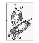 5K1713025CL - Body: Shifter Assembly for Volkswagen: Beetle, Jetta Image