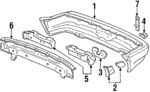 71575SK7A01 - : Energy Absorber for Acura Image