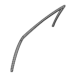 825304Z000 - Body: Run Channel for Hyundai: Santa Fe Sport Image