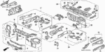 4611SR3A00ZZ - Body/Air Conditioning: PANEL SET, L. FR. BULKHEAD for Honda Image