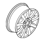 561601025XRW - Suspension: Wheel, Alloy for Volkswagen: Beetle Image