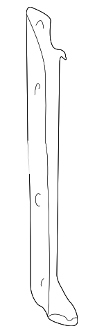 2028351014 - HVAC: Condenser Assembly Side Bracket for Mercedes-Benz Image