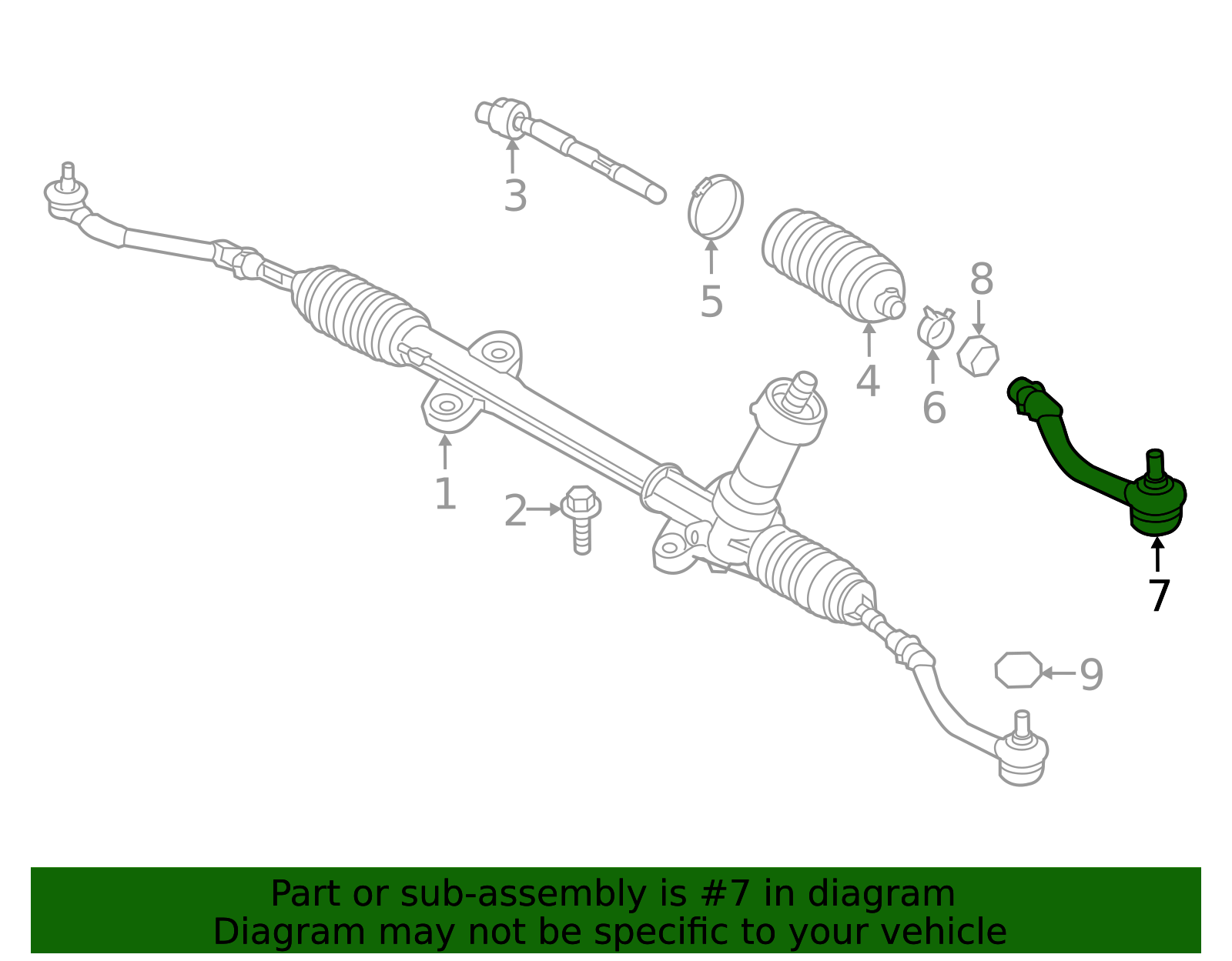 56820-G8000 - Outer Tie Rod Kia.Parts Store