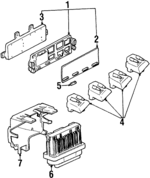 10472128 - Electrical: Mount Bracket for Cadillac: Allante, DeVille, Eldorado | Oldsmobile: Aurora Image