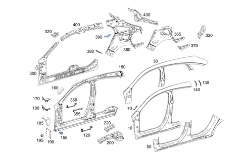 Side Panels for 2025 Mercedes-Benz CLA250 #0