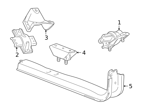 Engine & Trans Mounting for 2002 Ford Excursion #0