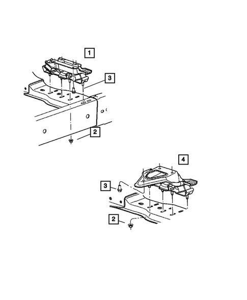 Engine Mounting for 2007 Dodge Dakota #1