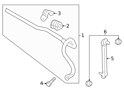 Stabilizer Bar & Components for 2019 Buick Envision #0