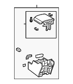 589100C081C1 - Body: Center Console for Toyota: Tundra Image