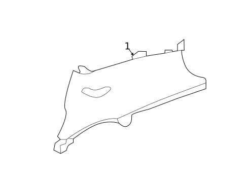 Interior Trim - Quarter Panels for 2013 Nissan LEAF #0