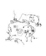 68073964AA - Electrical: Battery Terminal Cover for Fiat: 500 | Jeep: Compass Image