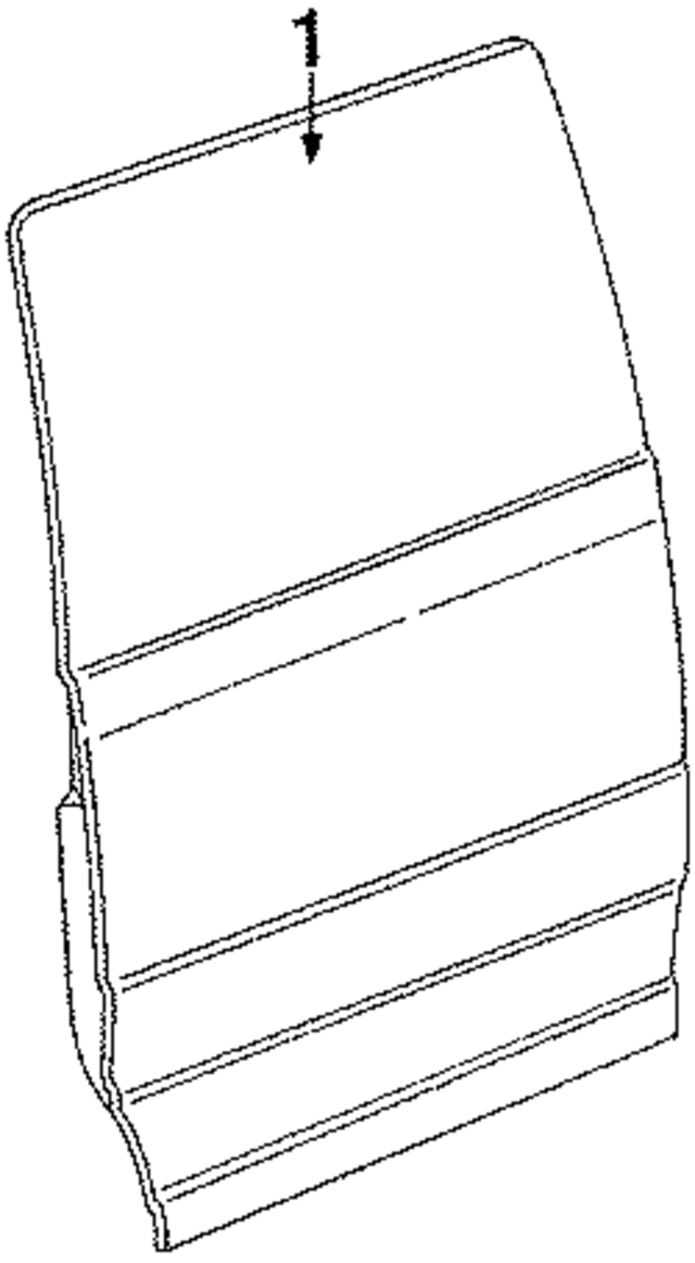 F69Z1124622AA - Body: Door Shell for Ford: Aerostar Image