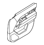 LR150555 - : Door Trim Panel for Land-Rover Image