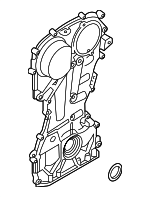 213502GGA0 - Engine: Front Cover for Hyundai: Kona N, Santa Fe, Santa Fe Sport, Sonata, Tucson, Veloster N Image