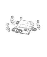 68633241AA - Electrical: Gateway Module for Mopar Image