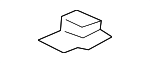 68369888AA - Body: Pad for Mopar Image