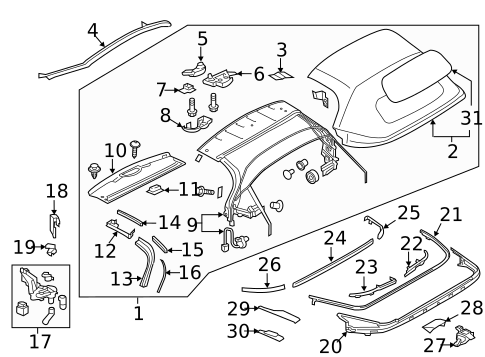 Top & Components for 2019 Fiat 124 Spider #0