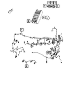 68424213AA - Electrical: Headlamp To Dash Wiring for Ram: ProMaster 1500, ProMaster 2500, ProMaster 3500 Image