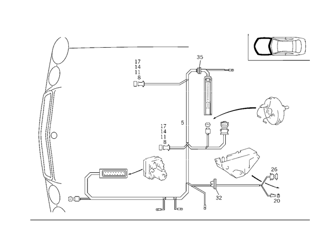315450628 - Electrical Equipment and Instruments: Plug Housing for Mercedes-Benz Image image