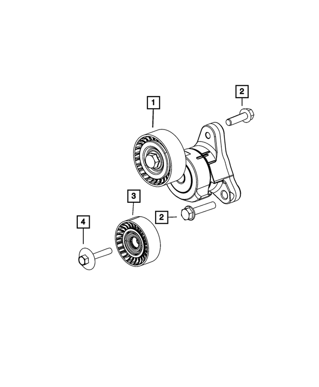 6510142AA - : Hex Flange Head Bolt for Mopar Image
