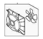 1581754 - Cooling System: ACDelcoâ„¢ Fan Assembly for Chevrolet: Aveo, Aveo5 | Pontiac: G3 Image