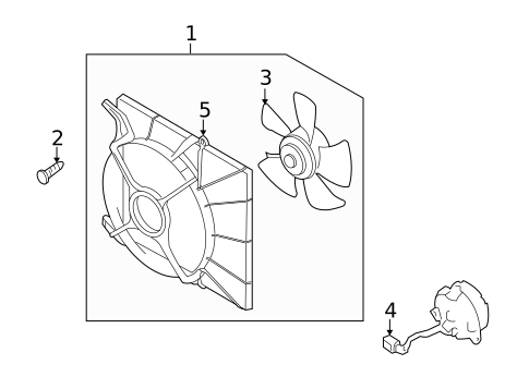 Cooling Fan for 2009 Chevrolet Aveo #0