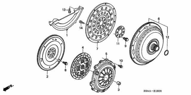 Clutch - Torque Converter for 2006 Honda CR-V #0