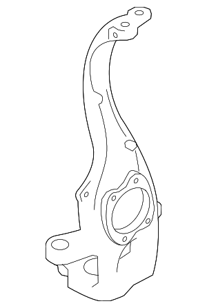 4G0407253A - Suspension: Steering Knuckle for Audi Image