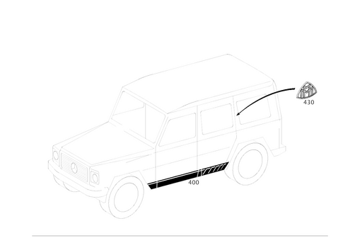 Outside Attachment Parts for 2018 Mercedes-Benz G63 AMG #0