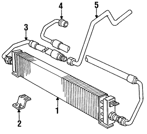 Oil Cooler for 1991 Jaguar XJS #0