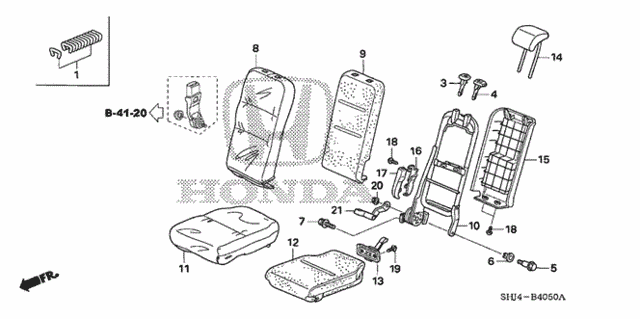 Middle Seat (Center) for 2007 Honda Odyssey #0
