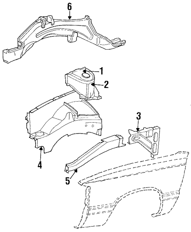 4191558 - Body: Strut Mount for Mopar Image