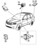 68262200AB - Electrical: Anti-lock Brake Control Unit for Dodge: Durango | Jeep: Grand Cherokee, Grand Cherokee WK Image