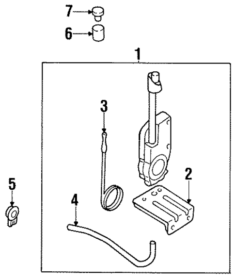 Antenna & Radio for 1998 Nissan Maxima #1