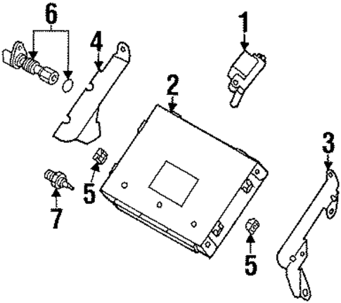 Powertrain Control for 1998 Isuzu Rodeo #0