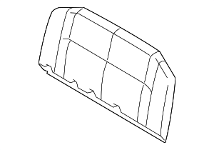 AC2Z1666600CB - : Seat Back Cover for Ford: E-150, E-250, E-350 Super Duty Image