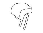 24697028509H64 - Body: Headrest, Center for Mercedes-Benz Image