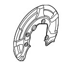 34206880474 - Brakes: Splash Shield for BMW Image