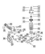 68069956AA - Rear Suspension: Shock Absorber Plate for Mopar Image image