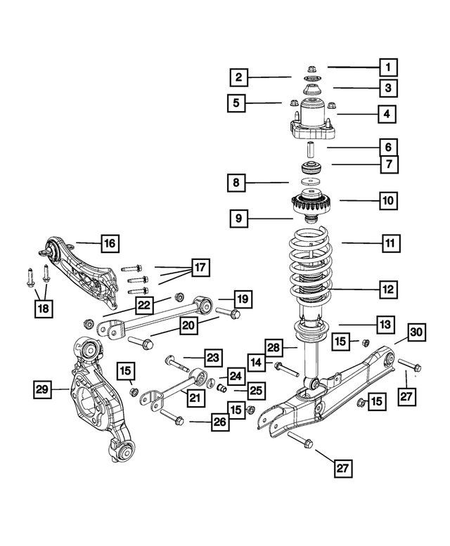68087844AB - : Suspension Shock Absorber for Mopar Image