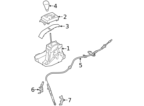 Transmission Shift Lever for 2004 Mazda 3 #0