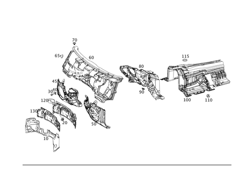 Engine Compartment Damping for 2018 Mercedes-Benz SL 450 #0