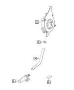 68402340AA - Transfer Case and Power Transfer Unit: Hose Clamp for Mopar Image