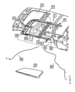 5183177AA - Body Sheet Metal Except Doors: Sunroof Frame Bracket for Mopar Image