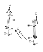 6510007AA - Restraints: Hex Flange Lock Nut for Mopar Image
