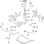 31117787915 - Suspension: Cross-member for BMW: X3 Image