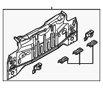 G91101EAMA - Body: Rear Body Panel for Nissan: 370Z Image
