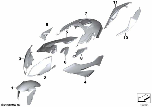 Painted Parts for 2014 BMW-Motorrad S 1000 XR #1